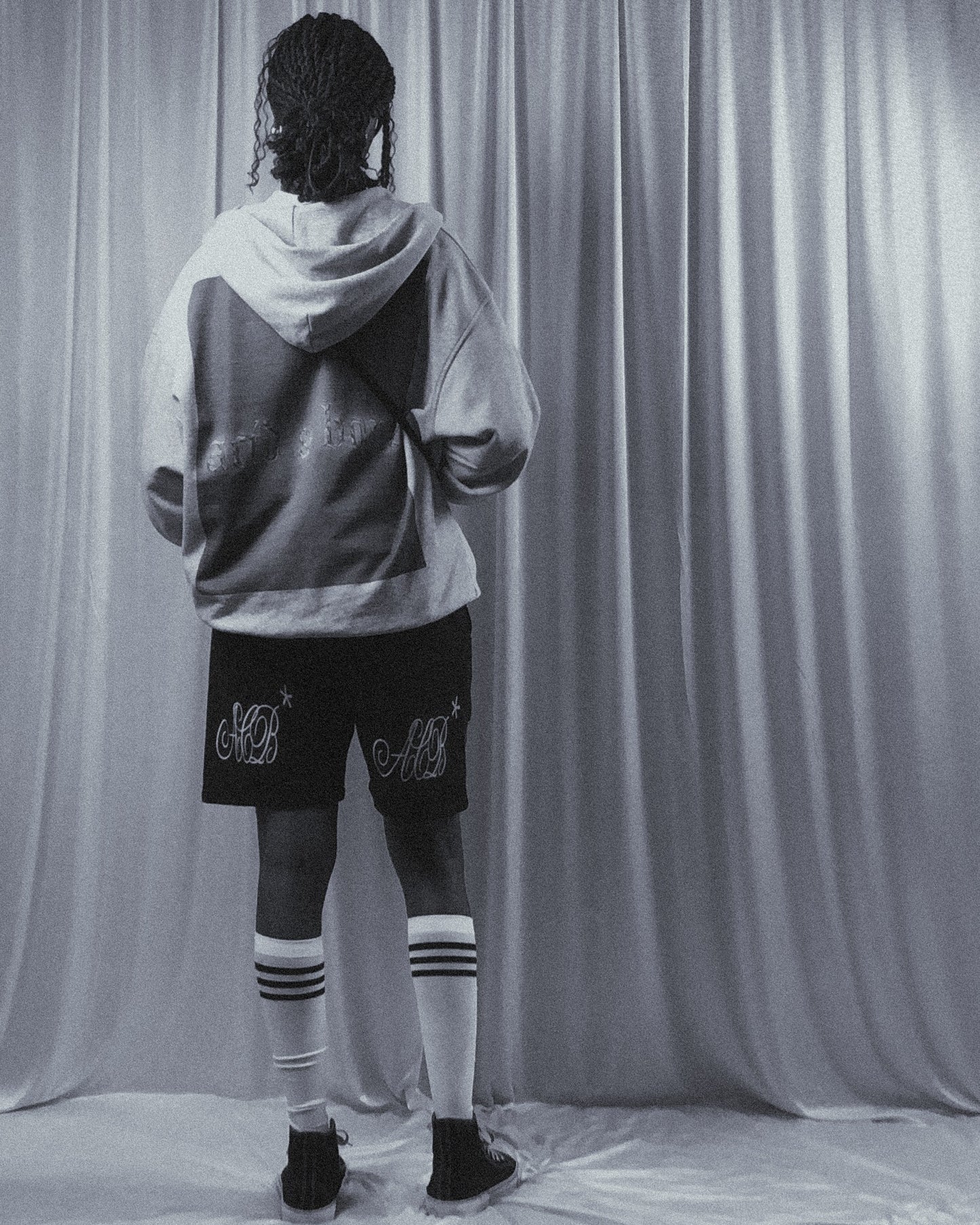 Sweat à capuche zippé ACB* Liquid Metal en pur coton confortable