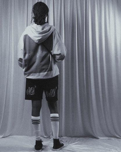 Sweat à capuche zippé ACB* Liquid Metal en pur coton confortable