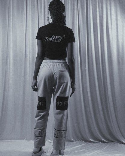 ACB* ACID Rose Pure Cotton Fitted Crop Top