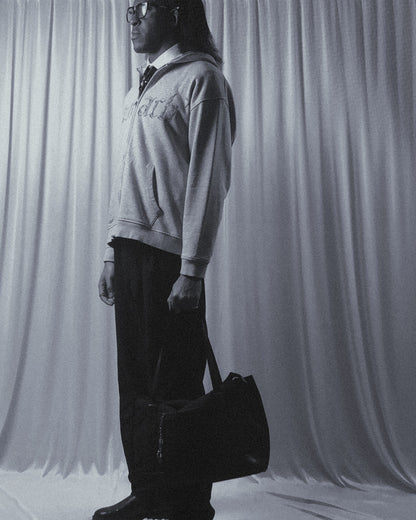 Sweat à capuche zippé ACB* Liquid Metal en pur coton confortable