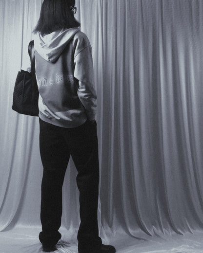 Sweat à capuche zippé ACB* Liquid Metal en pur coton confortable